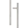 Stainless Steel Cranked Pull Handles 1200x32mm Satin Stainless Steel - By Frelan Hardware - JSS519B