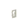 Forme Concealed Rose Euro Escutcheons Square - Satin Nickel (Pair)