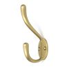 Satin Brass Newbury Hat & Coat Hook