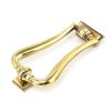 Aged Brass Slimline Art Deco Door Knocker