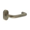 CR-106 Antique Brass Multi Point Oval Rose Door Handle - By Frelan Hardware - CR-106C4AB
