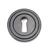 Black Round Escutcheon (Art Deco)
