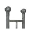 Pewter Rectangular Log Holder