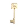 Zoo Hardware British Standard Spare CHUBB Blank Keys to suit 67mm and 80mm Locks - Brass