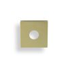 Valli Square Rosette Cover Pack - Satin Brass PVD