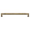 Heritage Brass Door Pull Handle Bauhaus Design 483mm&nbsp;Antique Brass Finish