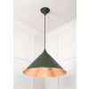 Hammered Copper Hockley Pendant in Heath
