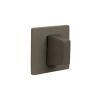 Tupai Rapido 5S Line WC Turn on 5mm Slimline Square Rose (bolt through fixing only) - Titanium