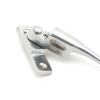 Satin Chrome Night-Vent Locking Peardrop Fastener - LH