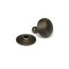 Burnished Brass Beehive Centre Door Knob