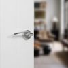 STATUS Arizona Door Handle Pack (Euro Lock Set - 3" CE Sashlock, 4" Slim Knuckle Hinges x2) - Polished Chrome