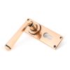 Polished Bronze Avon Lever Euro Lock Set