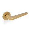 Valli David Chipperfield Lever on Round Rosette - Satin Brass PVD