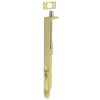 Lever Action Flushbolts Radiused Forend 203x20mm Brass Finish - By Frelan Hardware - JSS51RPVD