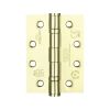 Zoo Hardware Ball Bearing Hinge - Steel 102 x 76 x 3mm - Electro Brass
