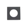 Zoo Hardware Spare square rose pack (1 pair) - Black