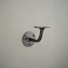 Brass Handrail Bracket Matt Black