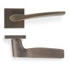 Valli Otello Lever on Square Rosette - Antique Brass