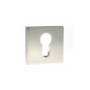 Senza Pari Euro Escutcheons on Minimal Square Rose - Polished Nickel (Pair)