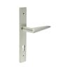 CR-107 Satin Stainless Steel Multi Point Backplate Door Handle - By Frelan Hardware - CR-107G4SSS