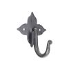 Floret Coat Hook Matt Black