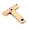 Polished Bronze Letter T