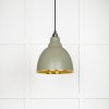 Hammered Brass Brindley Pendant in Tump