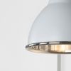 Smooth Nickel Brindley Wall Light in Birch