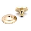 Polished Brass Art Deco Centre Door Knob