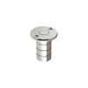 Zoo Hardware Dust Socket for Flush Bolts - Wood 20mm dia. x 38mm - Polished Chrome