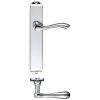 Zoo Hardware Arundel Lever Latch Furniture - Long Plate - Polished Chrome