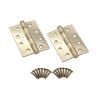 CE13 Stainless Steel BB Hinge - Electro Brass