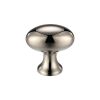 Zoo Hardware Oval Cupboard Knob 38mm dia. - Nickel