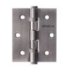 Atlantic Ball Bearing Hinges 3" x 2.5" x 2.5mm - Matt Gun Metal (Pair)