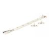 Polished Nickel 12" Hammered Newbury Stay