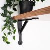 Penny Gallow Shelf Bracket Black (Sold in Pairs)