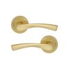 Mercury Lever Door Handle Satin Brass