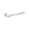 Forme Olimpia Lever Door Handle on Concealed Round Rose - Satin Chrome (Pair)