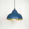 Smooth Brass Harborne Pendant in Upstream