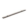 Millhouse Brass Long Narrow Cabinet Handle Backplate 128mm - Urban Dark Bronze