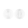 Zoo Hardware Turn & release on round rose - White