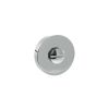 Senza Pari WC Turn and Release on Minimal Round Rose - Polished Chrome