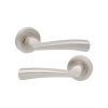 Leygo Lever Door Handle Satin Nickel