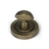 Burnished Brass Round Thumbturn Set (Plain)
