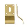 Zoo Hardware Cylinder Latch Pull - Standard Profile - 88mm x 43mm - PVD Satin Brass