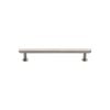 Heritage Brass Cabinet Pull Hexagon Design with 16mm Rose 96mm CTC Satin Nickel finish