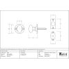 External Beeswax Oval Rack Bolt