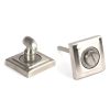 Satin Marine SS (316) Round Thumbturn Set (Square)
