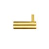 Zoo Hardware Single Coat Hook without Rose - Satin