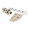 Polished Nickel Key-Flush Sash Stop